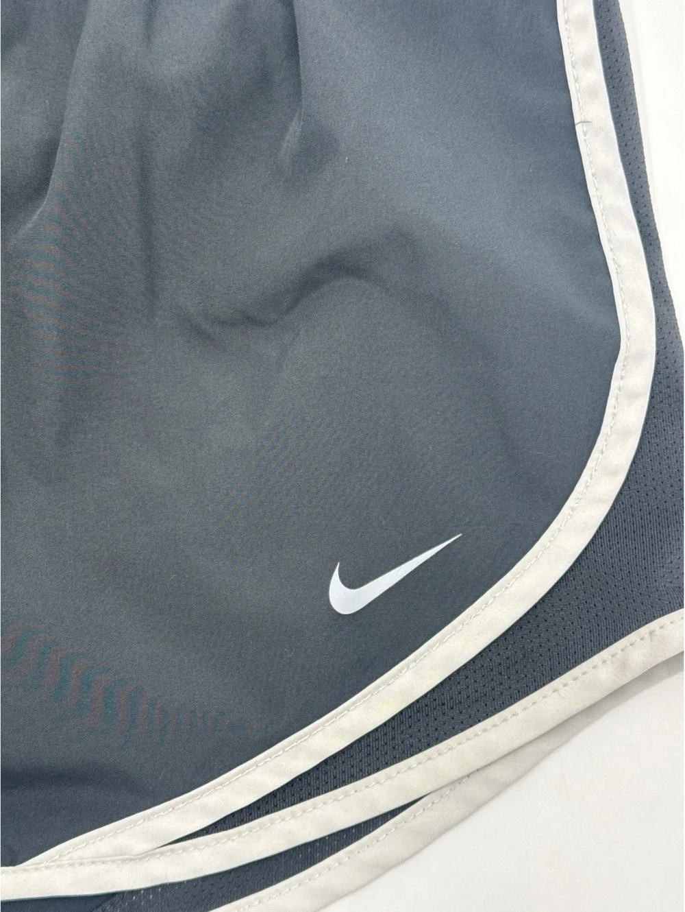 Nike xs Dri-FIT Black Running Shorts with White Trim